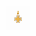 Goldenes kleeblatt Charm Anhänger 