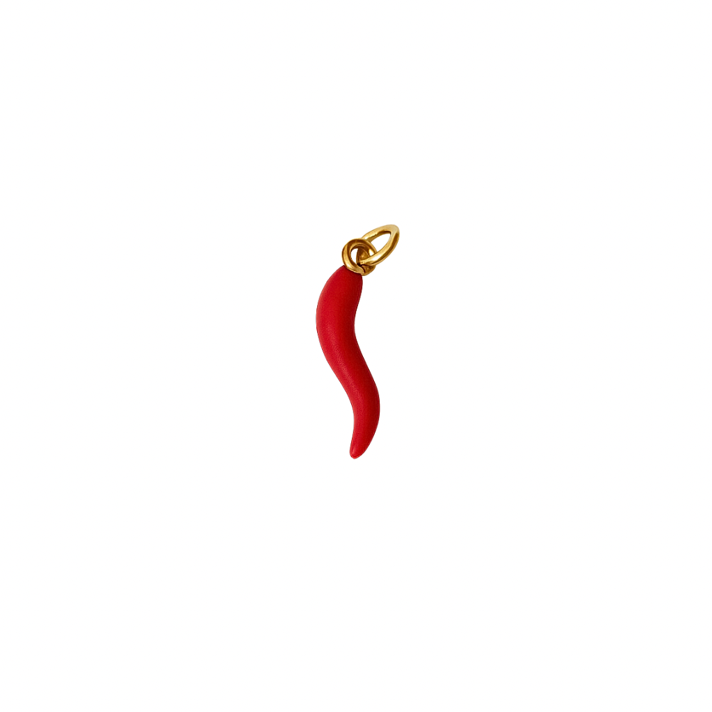 Glückssymbol rote chili Charm Anhänger 